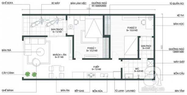 50+ mẫu nhà cấp 4 80m2 được ưa chuộng nhất hiện nay